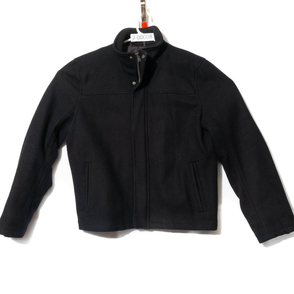 Men's Gap Wool Zip Up Pea Coat Size Large